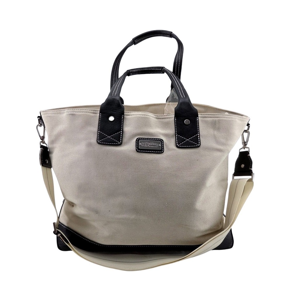 Bigeow Canvas and Leather Tote‎ - Size 20.5x13x6.5
